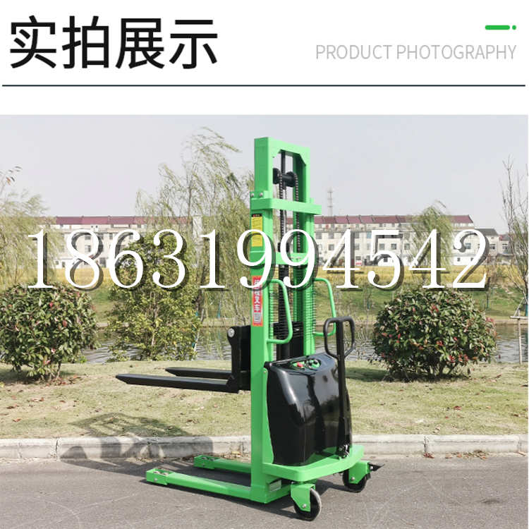 沂南县电动叉车堆高车液压铲车电瓶1吨2吨站驾步行式小型全自动叉车